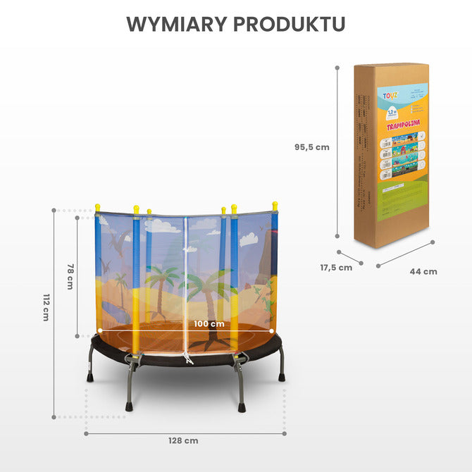 Trambulina pentru copii Dino Caretero Toyz