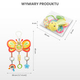 Играчка За Количка със сензорни елементи Пеперуда Sensillo
