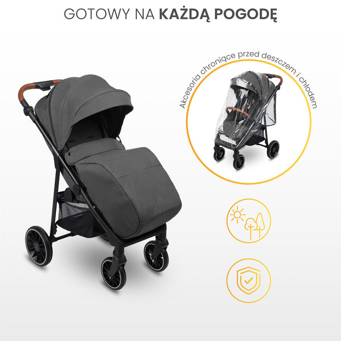 Количка Елма Тъмно Сива Caretero