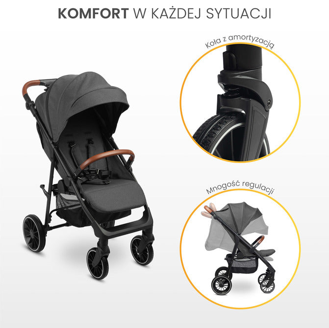 Количка Елма Черна Caretero