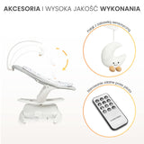 Шезлонг И Люлка 2в1 Rocker Noco Сив Caretero