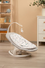 Шезлонг И Люлка 2в1 Rocker Noco Сив Caretero