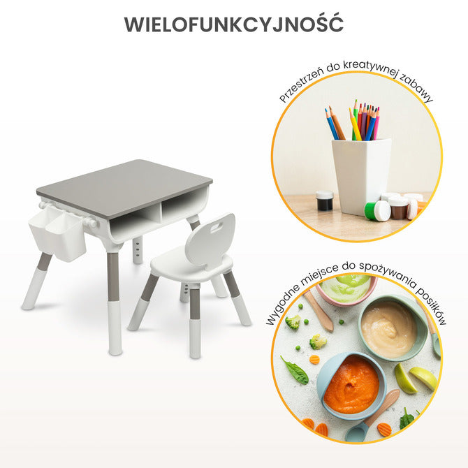 Children's Table Lara Grey Caretero Toyz