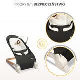 Шезлонг Bouncer Pine Black Caretero