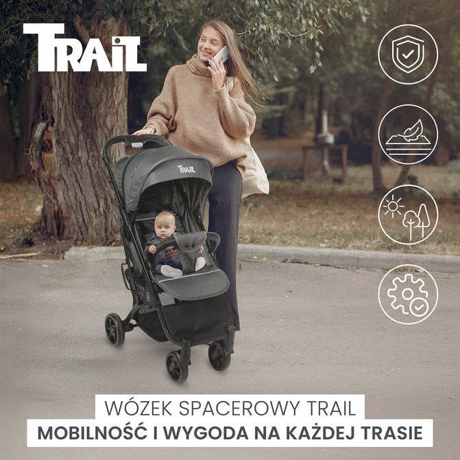 Количка Trail Black