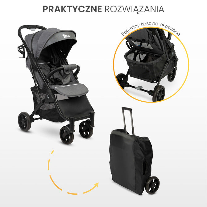 Количка Trail Black