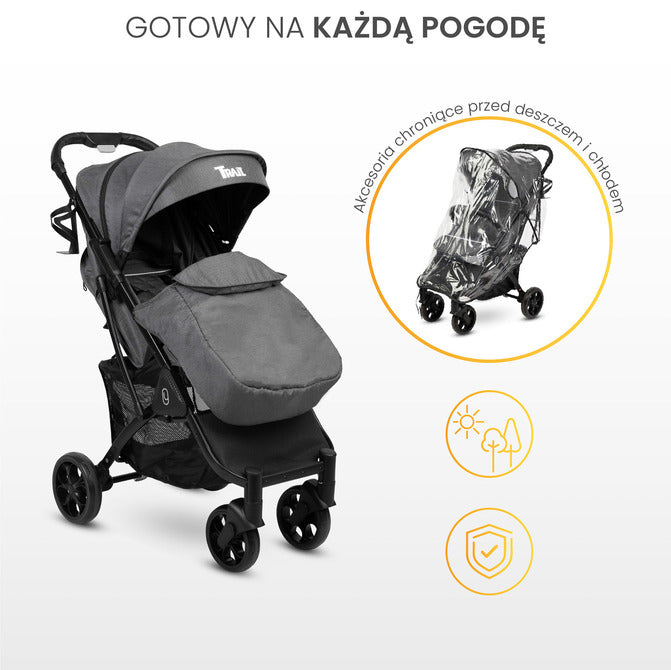 Количка Trail Black