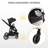 Количка Ratio Черна Caretero