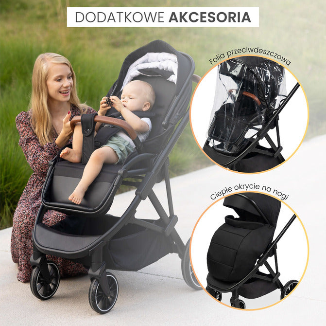 Количка Ratio Тъмно Сива Caretero