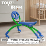 Количка за яздене Beetle 2В1 Тип Бръмбър Зелен Caretero Toyz