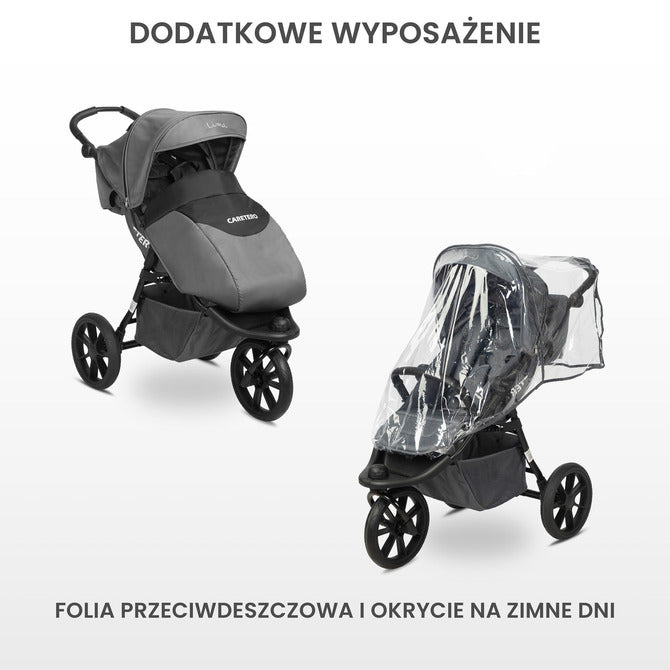 Carucior pentru copii Lima Black Caretero