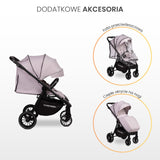 Бебешка Количка Agil Бежов Caretero