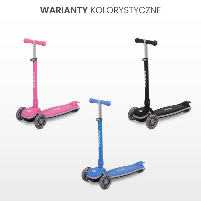 Тротинетка Carbon Черна Caretero Toyz