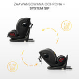 Scaun auto Securo i-Size IsoFix 0-36kg Dirty Pink Caretero