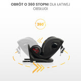 Scaun auto Securo i-Size IsoFix 0-36kg Dirty Pink Caretero