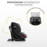 Scaun auto Securo i-Size IsoFix 0-36kg Dirty Pink Caretero