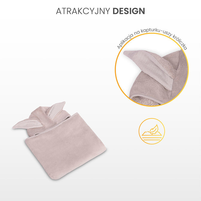 Bath Poncho – Pink Sensillo
