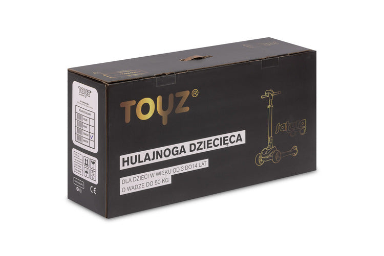 Тротинетка Satura Черна Caretero Toyz
