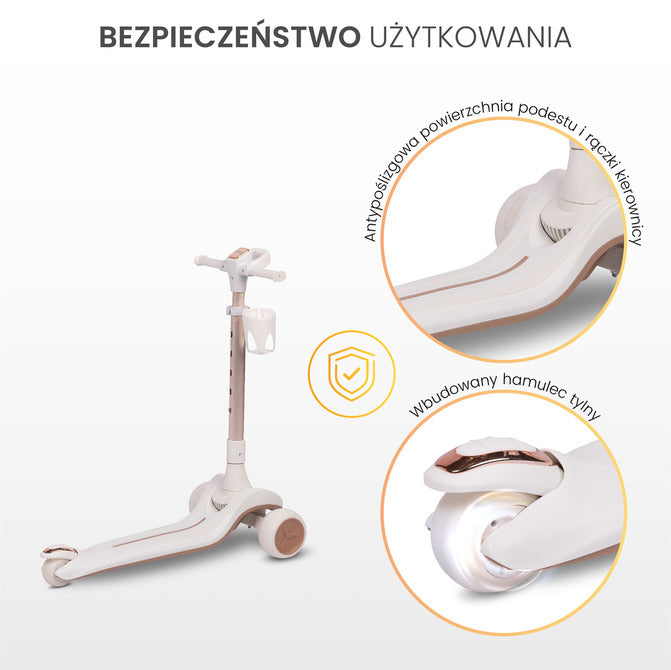 Тротинетка Satura Черна Caretero Toyz