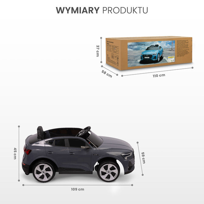 Battery Car Audi Etron Sportback Navy Caretero Toyz