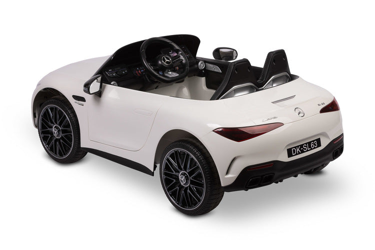 Children's Electric Car Mercedes Sl63 White Caretero Toyz