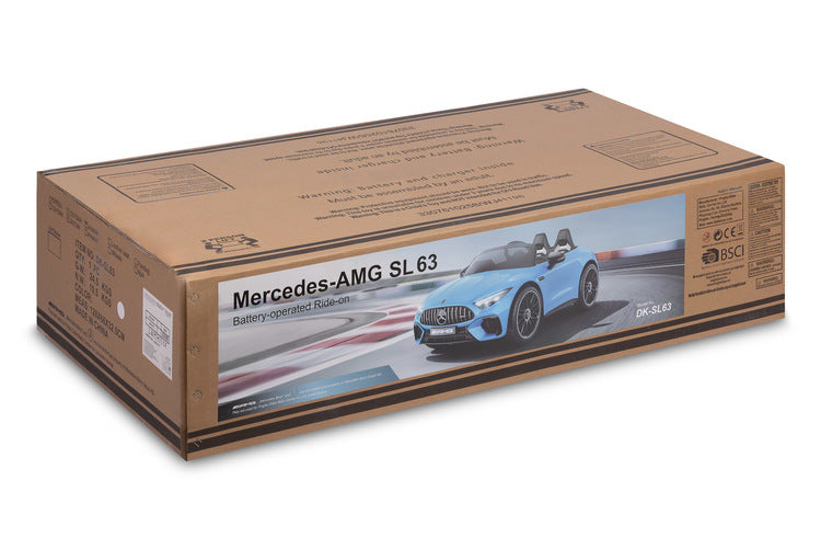 Children's Electric Car Mercedes Sl63 White Caretero Toyz