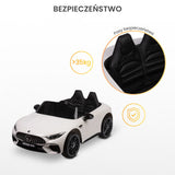 Children's Electric Car Mercedes Sl63 White Caretero Toyz