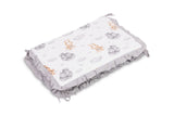 Bed Bumper Teddy Bear Gray Sensillo