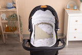 Muslin Stroller Set Beige Dandelions Sensillo