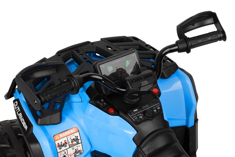 Mașinuță electrică pentru copii Outlander albastră Caretero Toyz