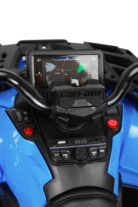 Mașinuță electrică pentru copii Outlander albastră Caretero Toyz