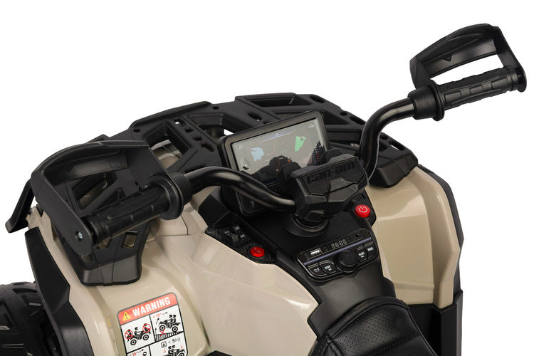 Mașinuță electrică pentru copii Outlander Khaki (Maro-Verde) Caretero Toyz