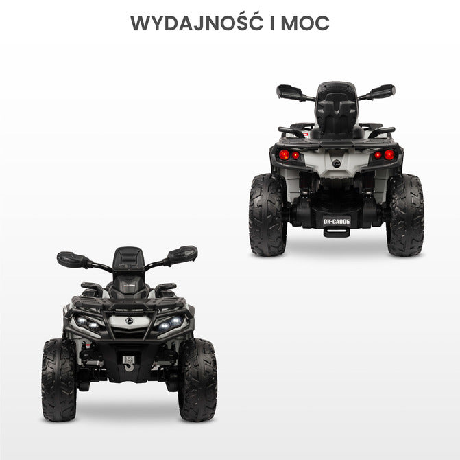 Mașinuță electrică pentru copii Outlander neagră Caretero Toyz