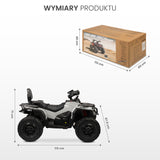 Children's Electric Car Outlander Gray Caretero Toyz