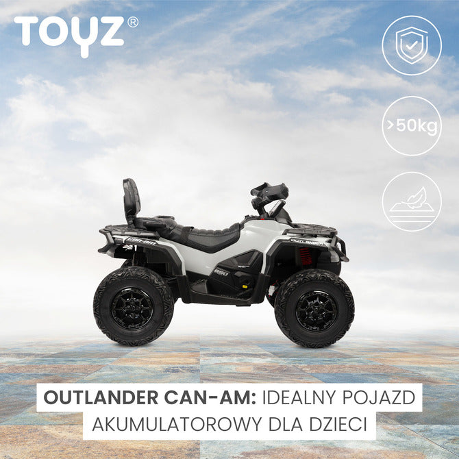 Mașinuță electrică pentru copii Outlander albastră Caretero Toyz