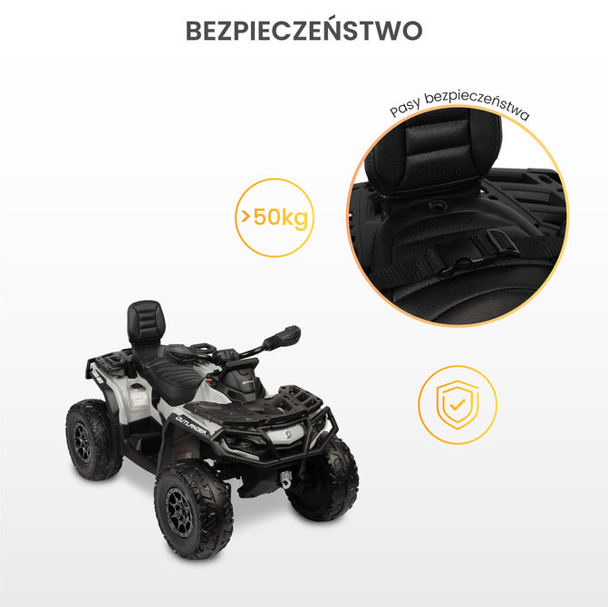 Mașinuță electrică pentru copii Outlander albastră Caretero Toyz