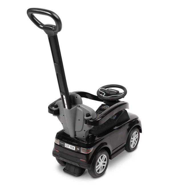 Land Rover Ride-On Stroller with Parental Control Black Caretero Toyz