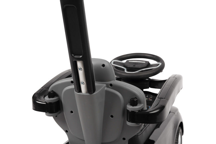 Количка за яздене с родителски контрол Land Rover Черен Caretero Toyz