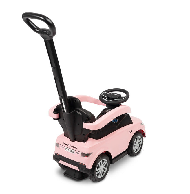 Количка за яздене с родителски контрол Land Rover Розов Caretero Toyz