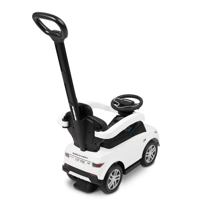 Количка за яздене с родителски контрол Land Rover Бял Caretero Toyz