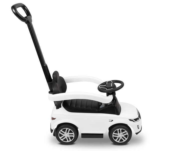 Количка за яздене с родителски контрол Land Rover Бял Caretero Toyz