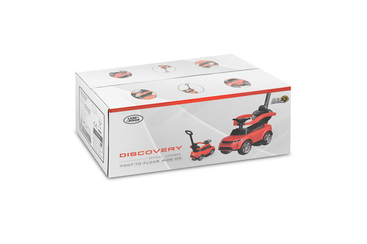 Количка за яздене с родителски контрол Land Rover Бял Caretero Toyz