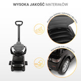 Количка за яздене с родителски контрол Land Rover Черен Caretero Toyz
