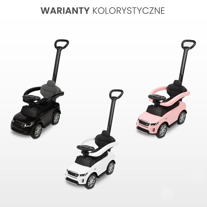 Количка за яздене с родителски контрол Land Rover Бял Caretero Toyz