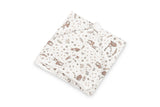Muslin poncho Forest animals white Sensillo