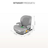 Car seat Irbis I-Size 125-150 cm Grey Melange