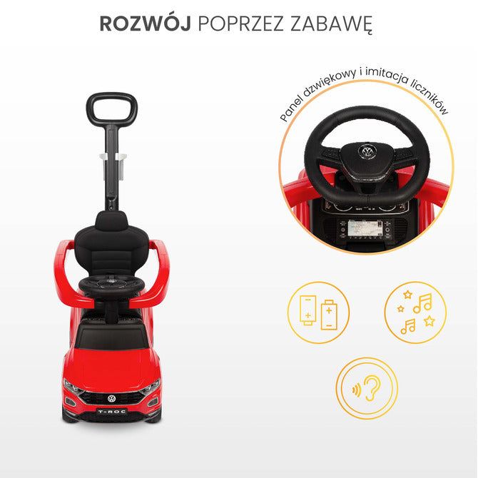 Количка За Яздене Vw T-Roc Червен Caretero Toyz