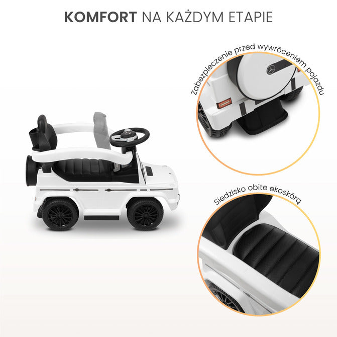 Кола Mercedes G350 D Ride-Оn Черен Caretero Toyz