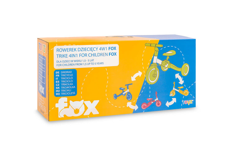Многофункционален Велосипед Fox 4В1 Fox Розово Caretero Toyz