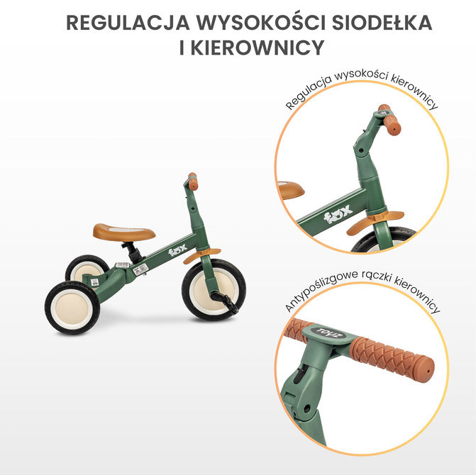 Многофункционален Велосипед Fox 4В1 Fox Оранжев Caretero Toyz